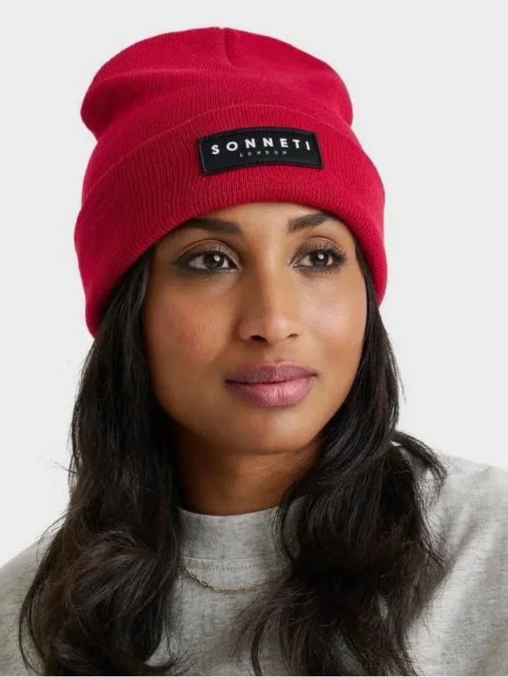 **NWT Sonneti Red Beanie Hat- unisex